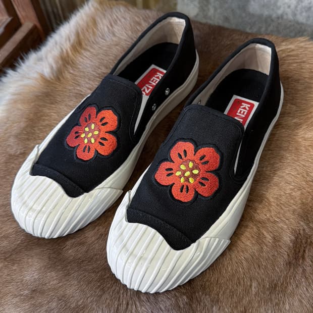 겐조 스쿨로고 패치 우먼 스니커즈