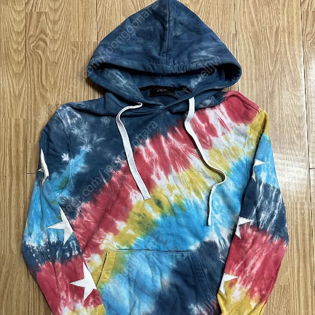 AMIRI 아미리 멀티컬러 후드 티셔츠 L