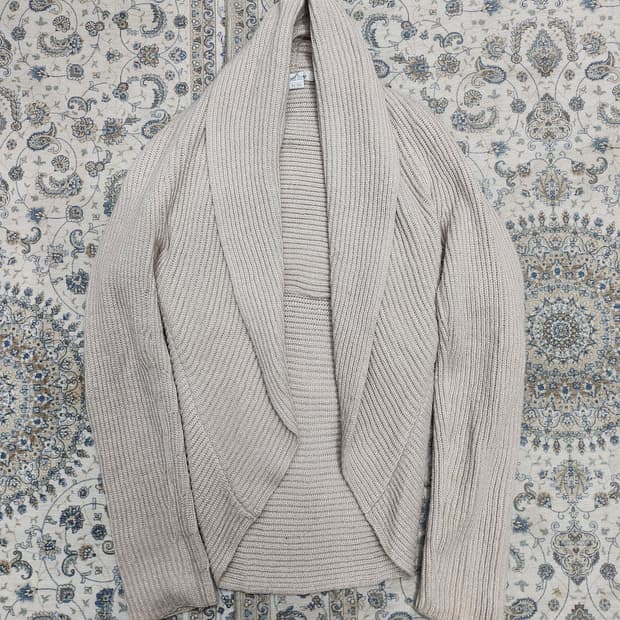 아이잗바바 울혼방 숄카라가디건 85-155