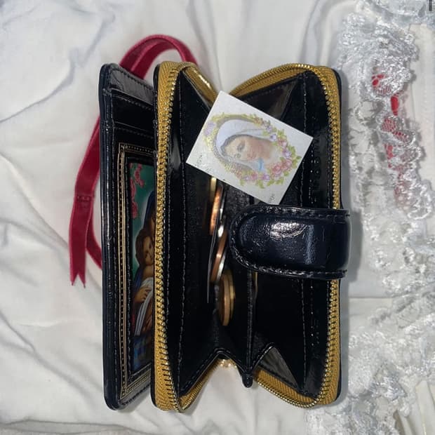 스컬프터 Sinner Wallet Black
