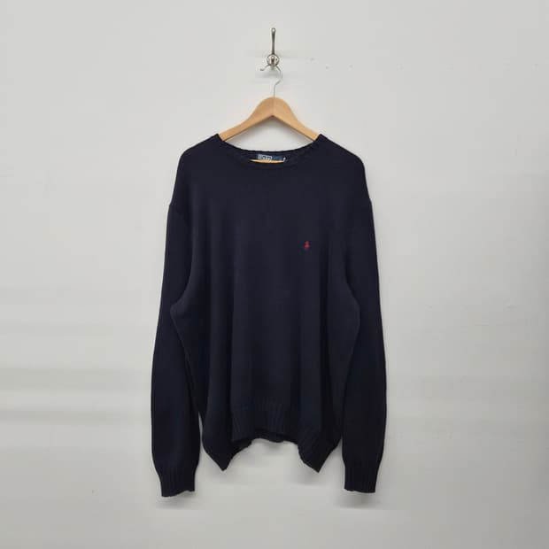폴로 랄프로렌 네이비 니트 스웨터 남성 2XL