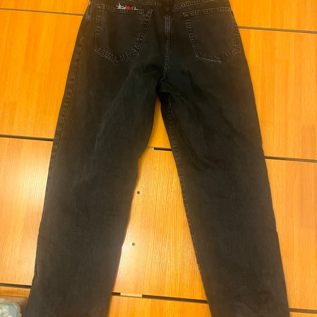 스투시 더블 다이 빅 올 진 블랙 31size