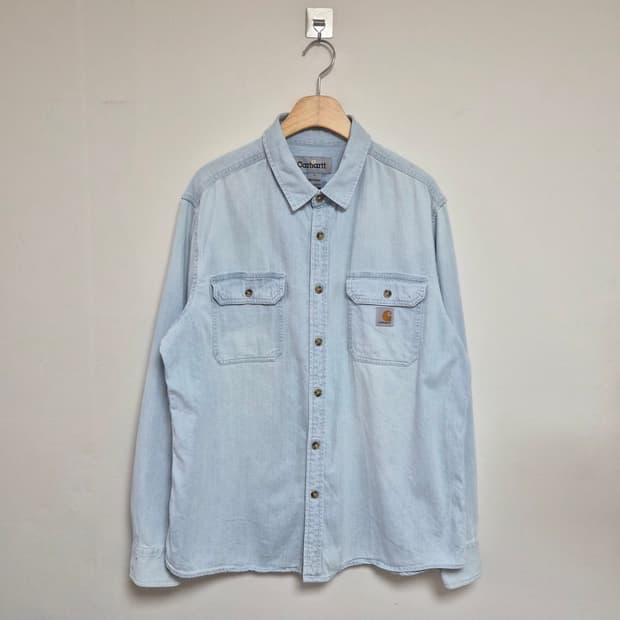 칼하트Carhartt 연청 데님 셔츠 L사이즈 - S263