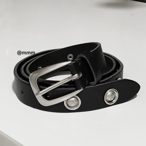 [Unisex] 웨스턴 장식 가죽 벨트