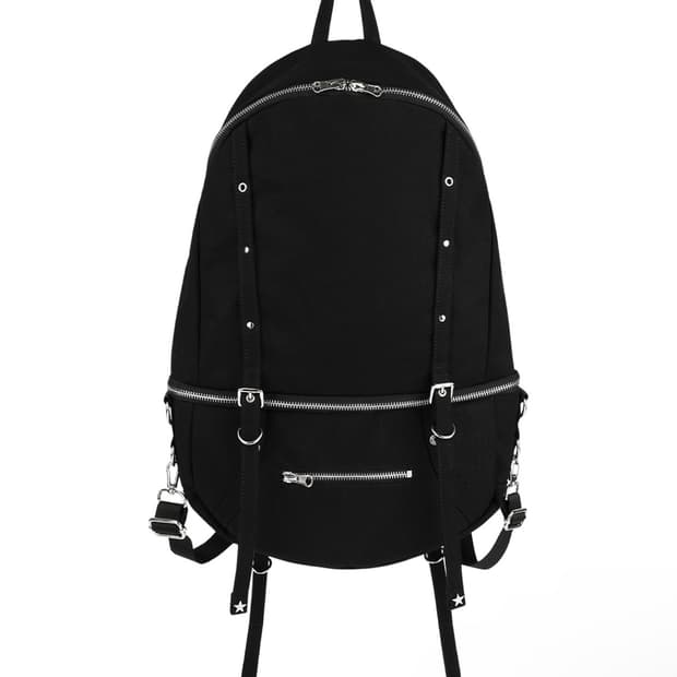 multiway belt backpack (black)