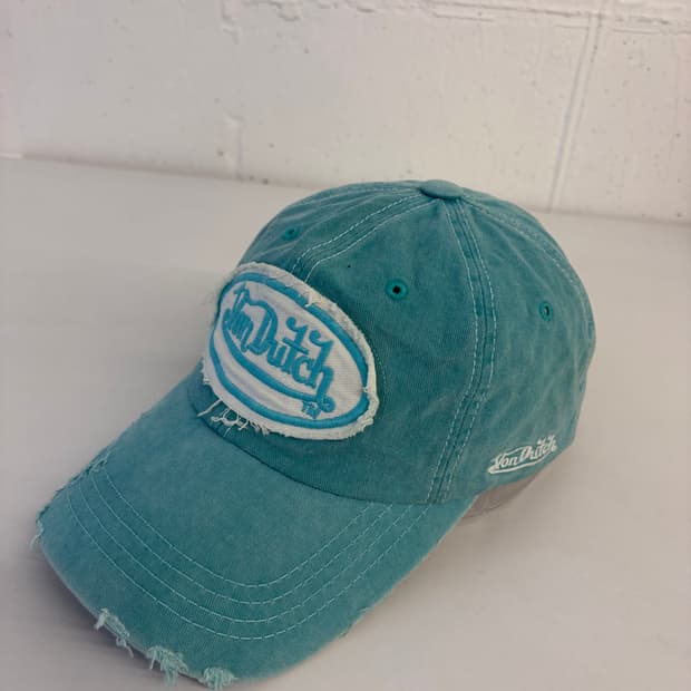 본더치 VONDUTCH 데미지 빈티지 민트 볼캡 야구 모자