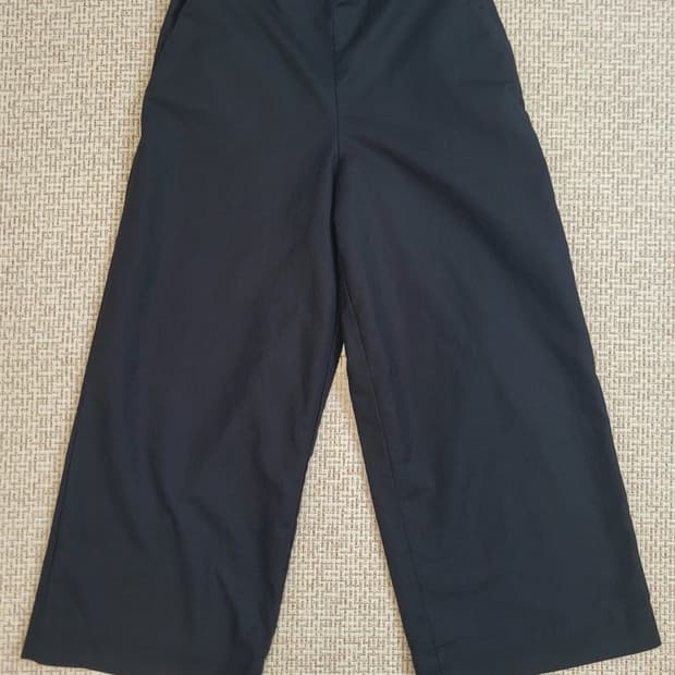 COS 블랙 와이드 팬츠 EUR 36