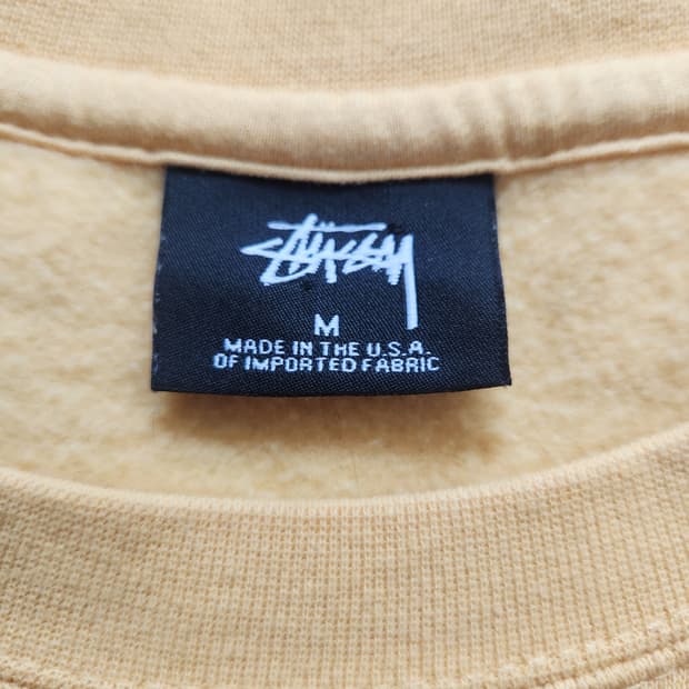 90s MADE IN USA 올드 스투시 맨투맨