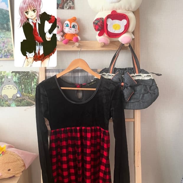 모리걸 빈티지 캐캐체 아무 블라우스 🖤♥️🎀