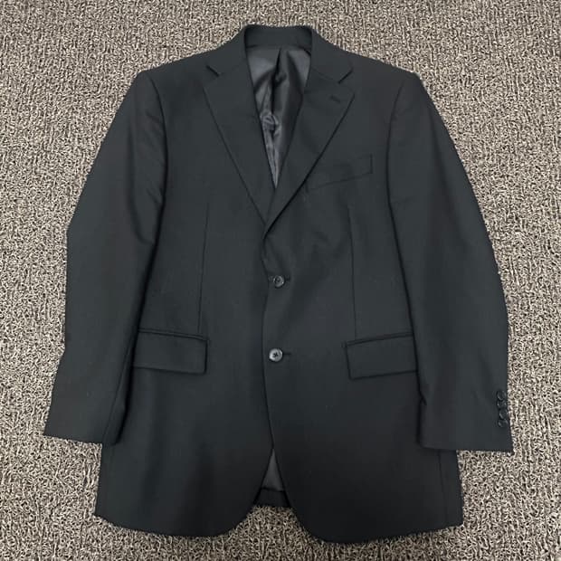 LUOMO 워모 프리미엄라인 캐시미어 울 정장 자켓 블랙 100(L)