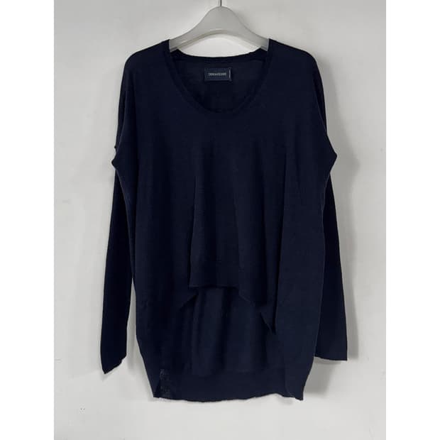 쟈딕앤볼테르 백 비즈 메리노 울 니트