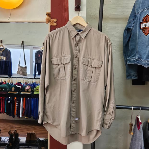 90s 폴로 싱가포르 워크셔츠