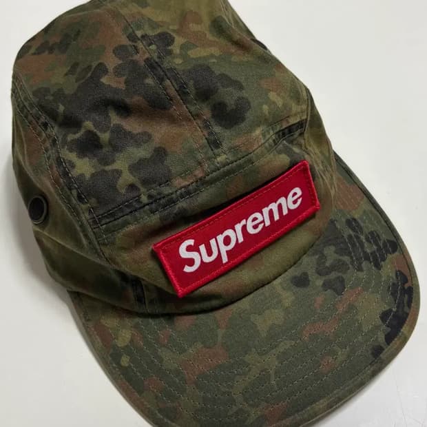 슈프림 밀리터리 캠프캡 플렉탄 카모 모자