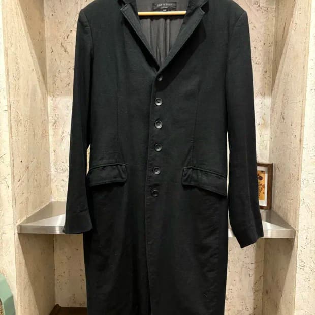 rag & bone 블랙 롱 자켓