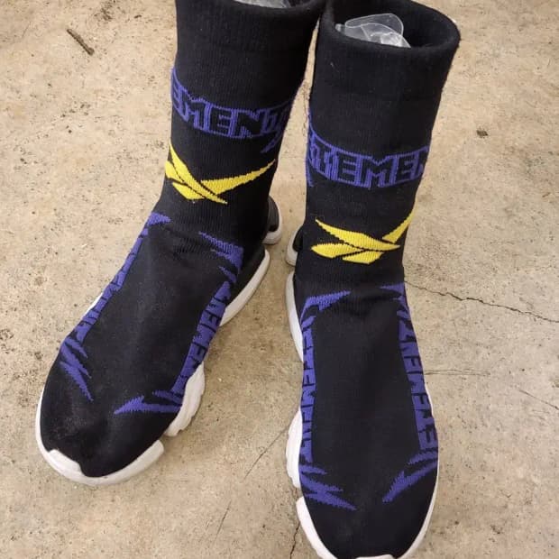 리복X베트멍 삭스러너 삭스슈즈 250