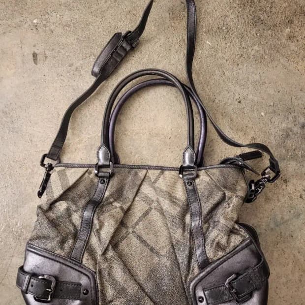 버버리 체크 투웨이 숄더백