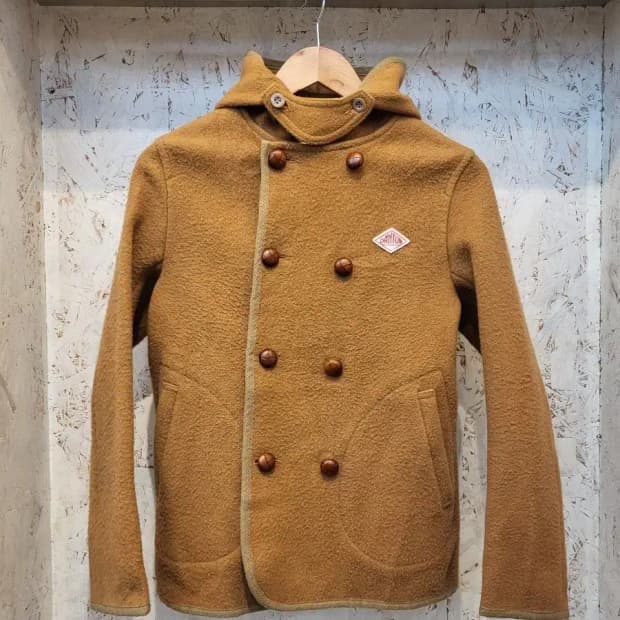 DANTON (단톤) 후드 숏 코트 브라운