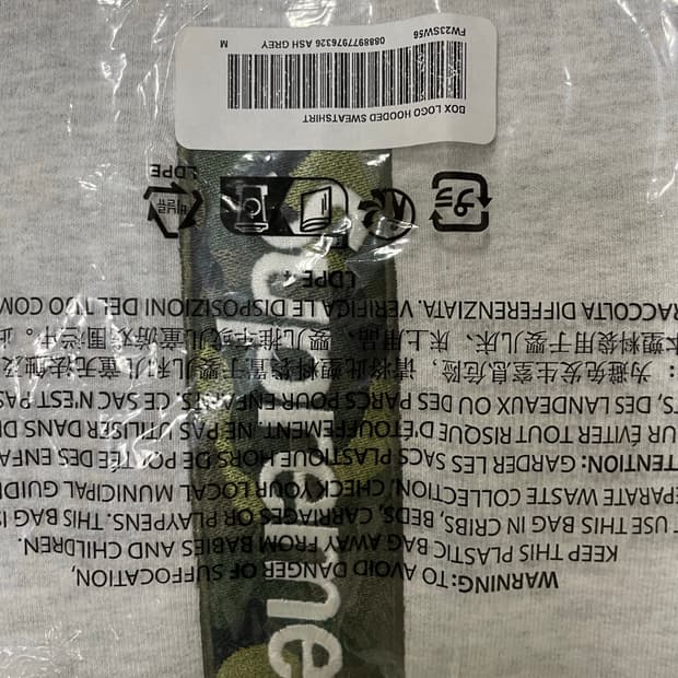 23fw 슈프림 박스로고 후드