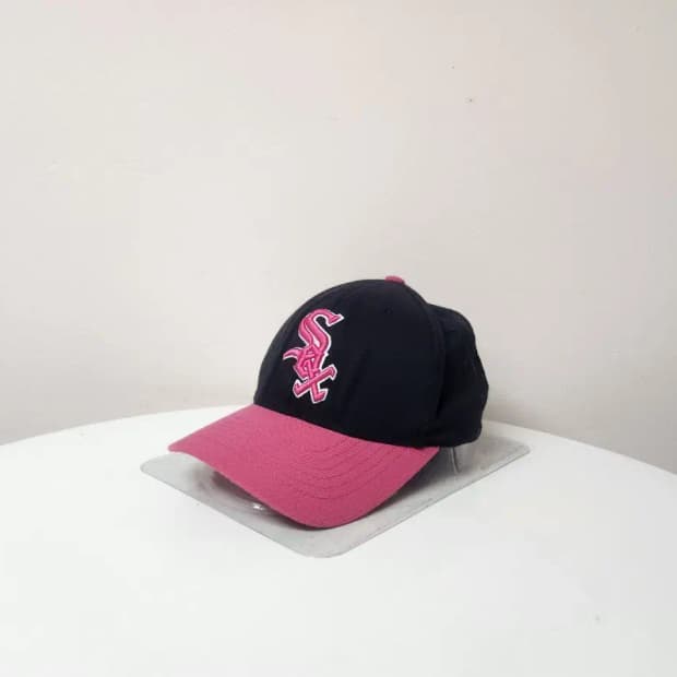 모자)MLB 엠엘비 시카고화이트삭스 로고 뒷밴딩 모자, S-M