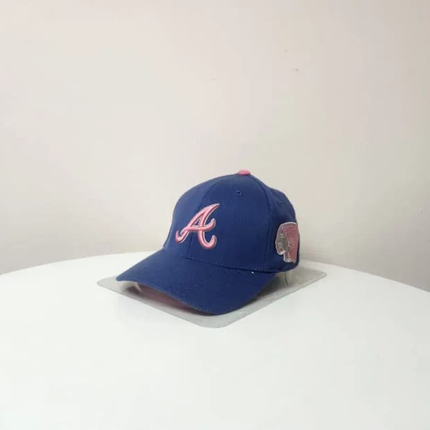 모자)MLB 엠엘비 A로고 뒷밴딩 모자, XS-S