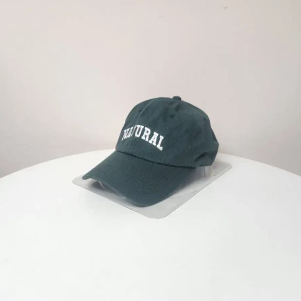 모자)내츄럴 그린 빈티지 모자