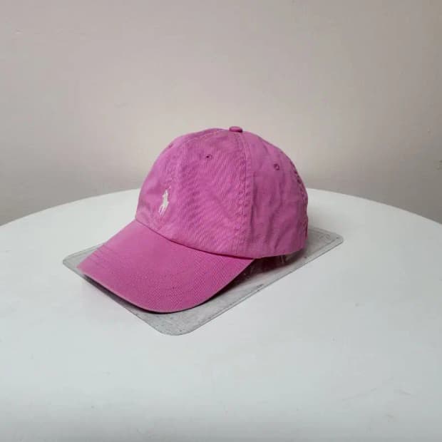모자)폴로랄프로렌 필크 화이트포니 볼캡