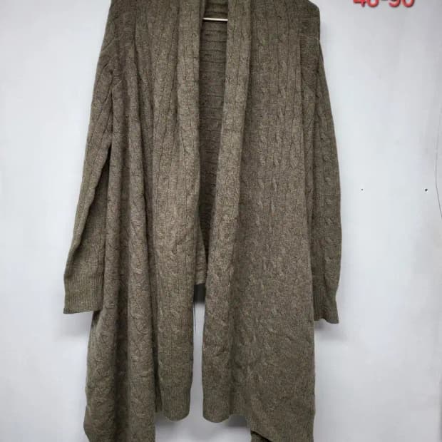 폴로 S 케이블 니트 가디건,실측 47-90