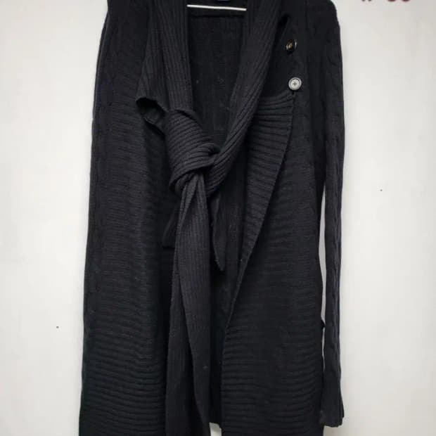 폴로 S 케이블 니트 가디건,실측47-90