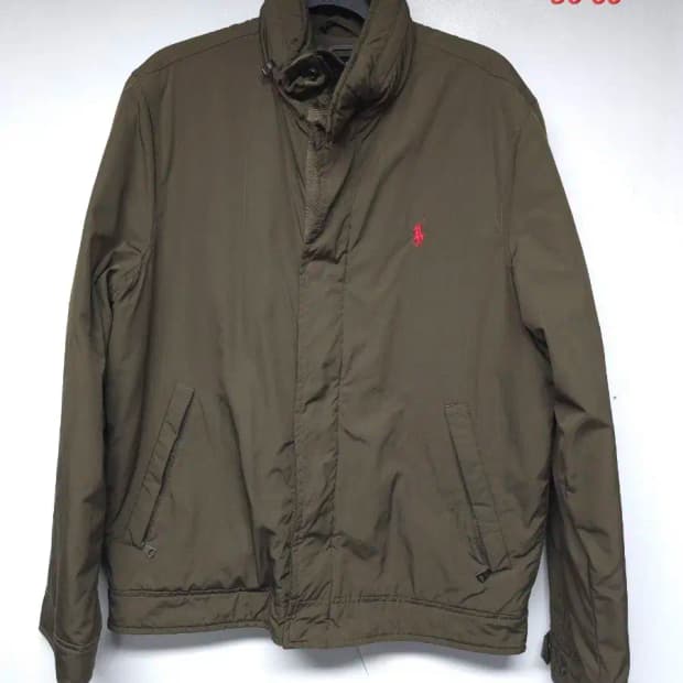 폴로 랄프로렌  S 브라운 나일론 쉘 페리 자켓,실측56-66