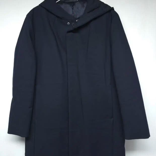코스(COS) 네이비 후드 코트 100,실측55-85