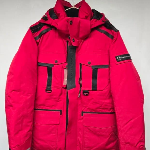 내셔널지오그래픽 L 유니섹스 호크빌 다운자켓