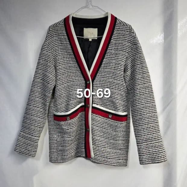 maje 마쥬 36 트위드 가디건 자켓 50-69