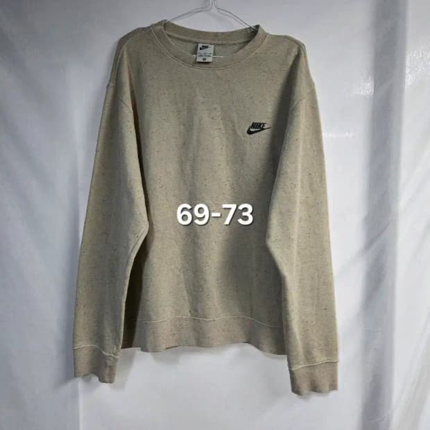 나이키 스우시 맨투맨 베이지 XXL 69-73