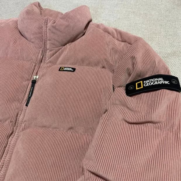 내셔널지오그래픽 코듀로이 패딩