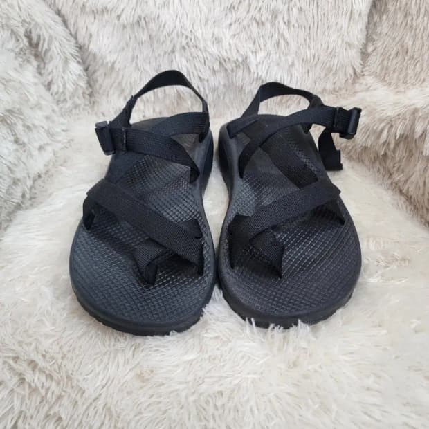 [Chaco] 차코 남성 스트랩 블랙 샌들 us 10w