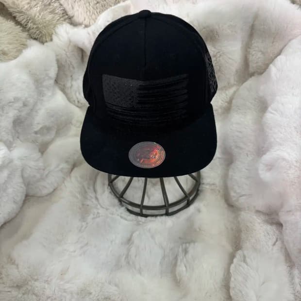 플리퍼 스냅백 USA 블랙