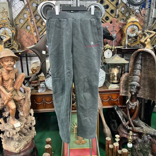 르꼬끄 남녀공용 기모 트레이닝복 바지 진그레이 L