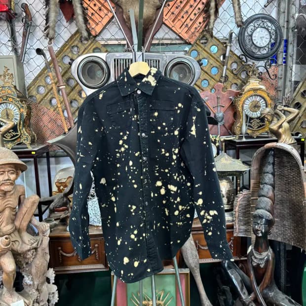 라프시몬스 스털링루비 셔츠 44 블랙