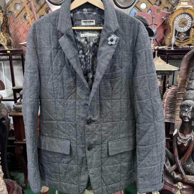 레노마 (renoma) 남성용 퀼팅 재킷