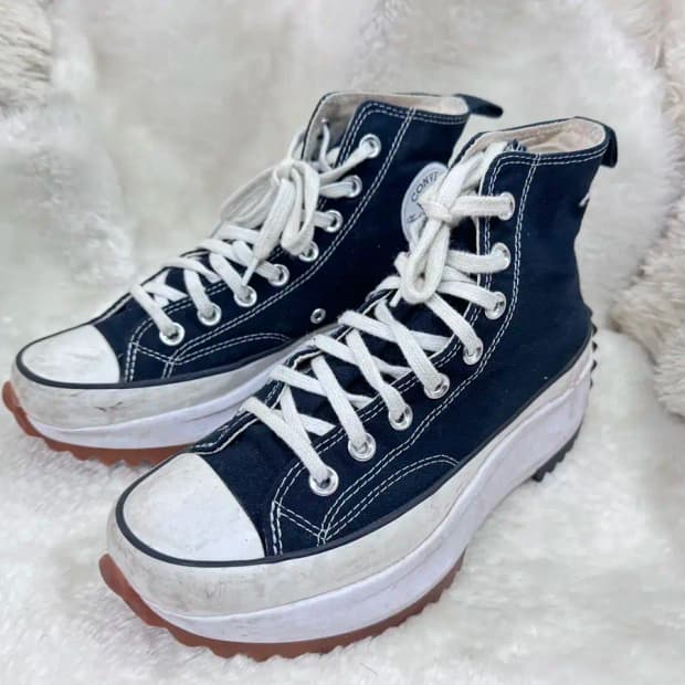 컨버스 런스타 하이크 블랙  255mm