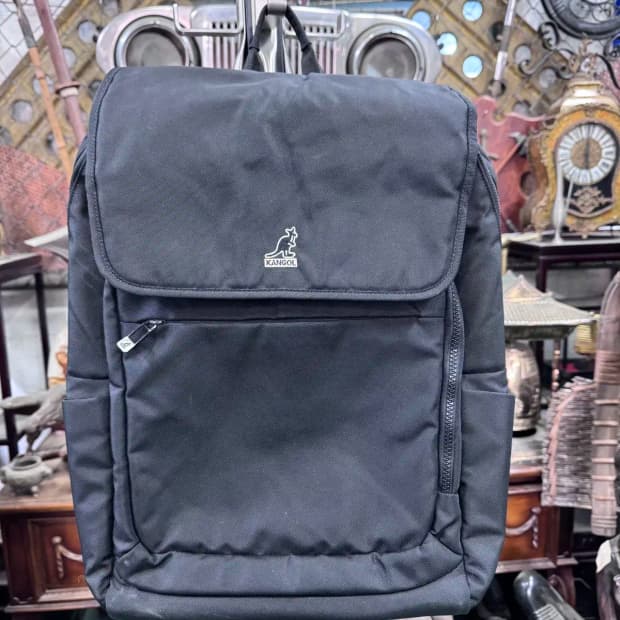 캉골 블랙 백팩
