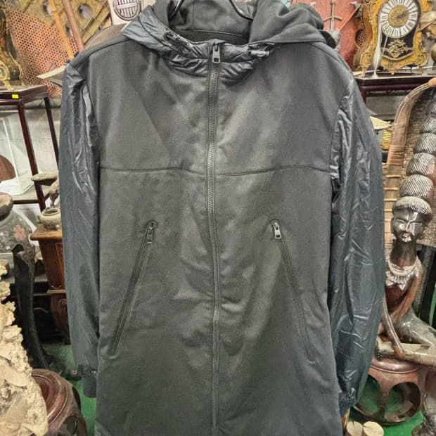 캘빈클라인 남성 경량 덕다운 집업 자켓 점퍼