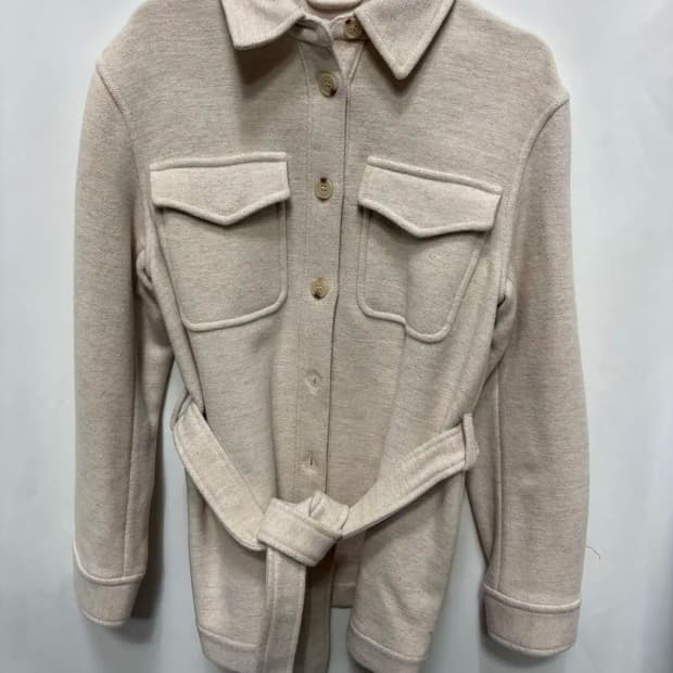 앤 아덜 스토리즈 벨티드 카라 자켓 코트