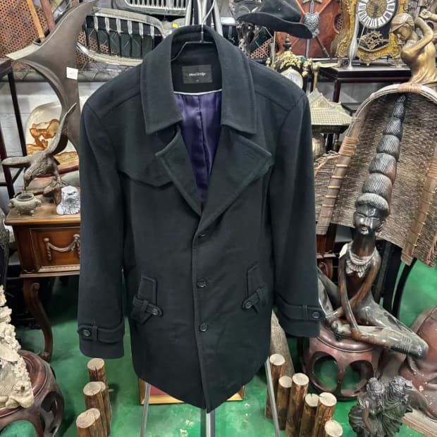 마인드브릿지 남성용 블랙 코트