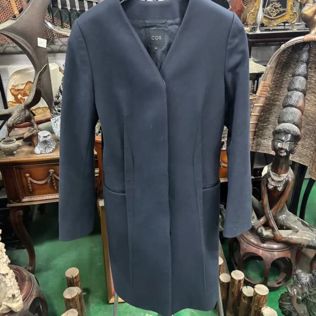 COS(코스)  칼라리스 롱 재킷 블레이저 코트