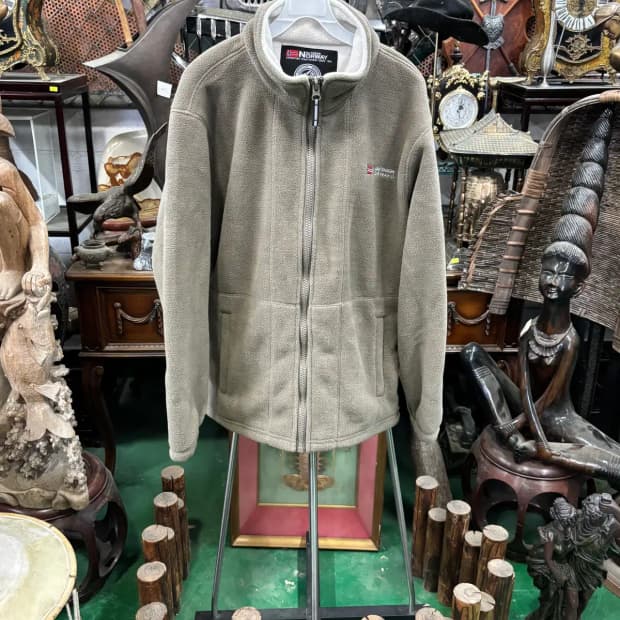 아웃도어 노르웨이 하이넥 집업 보아털 플리스 재킷