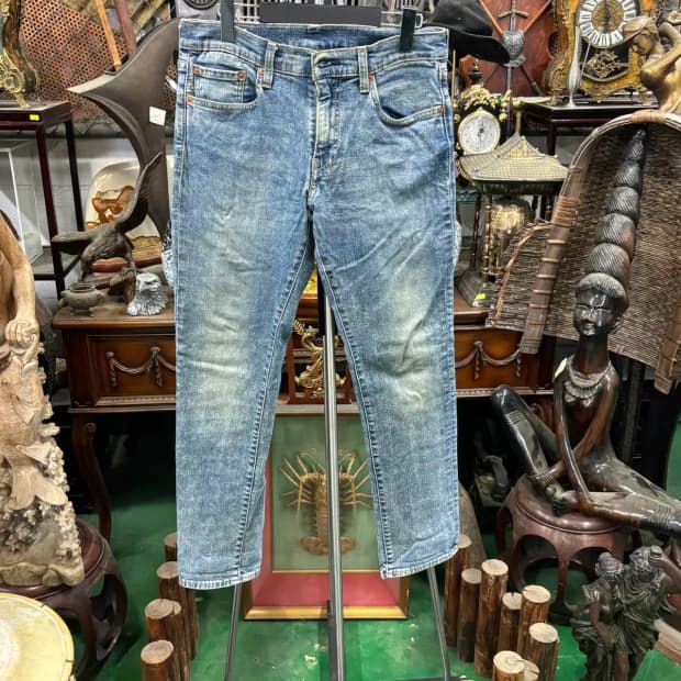 리바이스 511 슬림 스트레이트 핏 데님 청바지