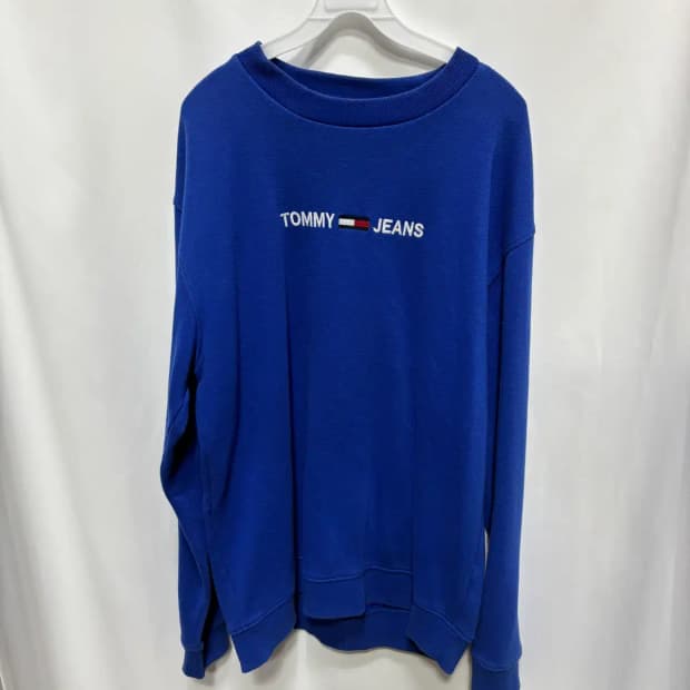 타미 진스(Tommy Jeans) 릴렉스드 핏 크루넥 맨투맨