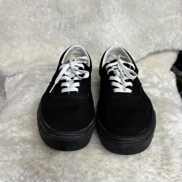 반스 블랙 네온 스케이트 스니커즈