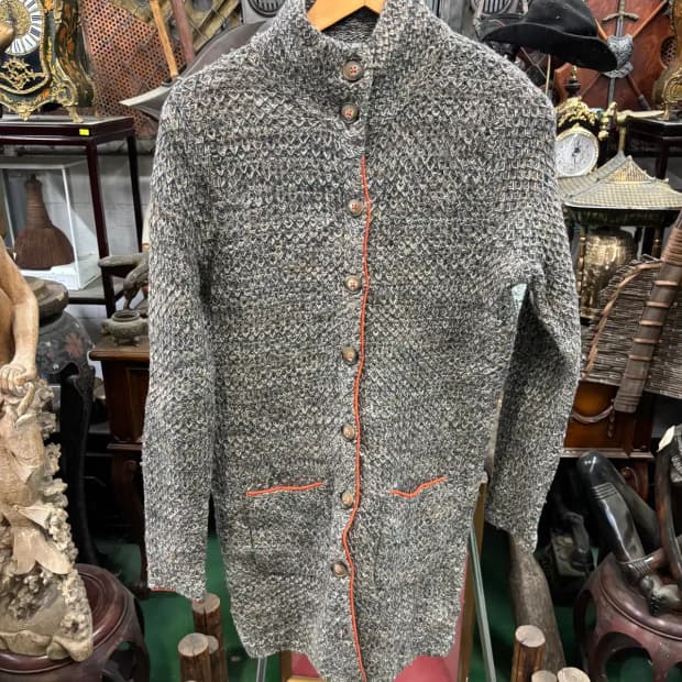 타미힐피거(Tommy Hilfiger)모 100%스웨터 빈티지 가디건